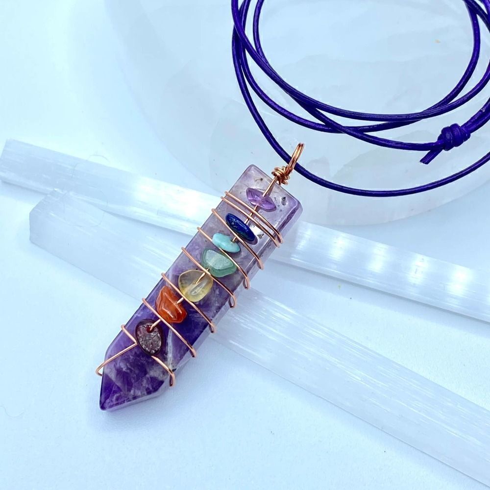 7 Chakra Point Necklace
